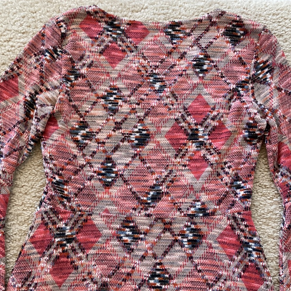 Anthropologie Maeve Erina Bell Sleeve Fit & Flare Dress - Picture 7 of 10